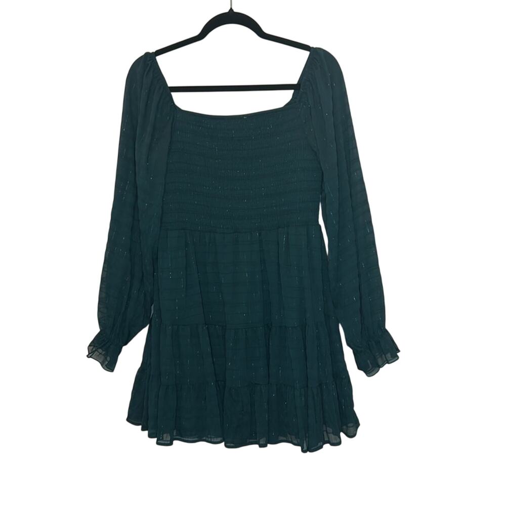 Altar’d State Peasant Dress LG Cottagecore Boho Fairycore Ren Faire Smocked